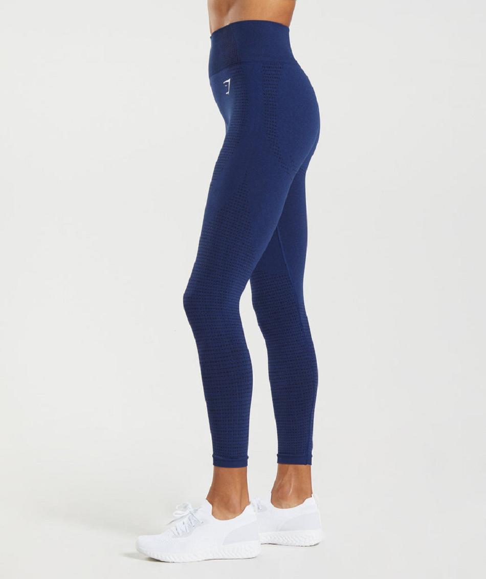 Gymshark Vital Seamless 2.0 Ženske Tajice Plave | HR 4099SGL